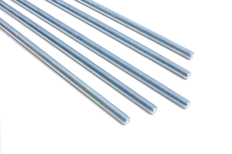 white galvanized threaded rod bsw